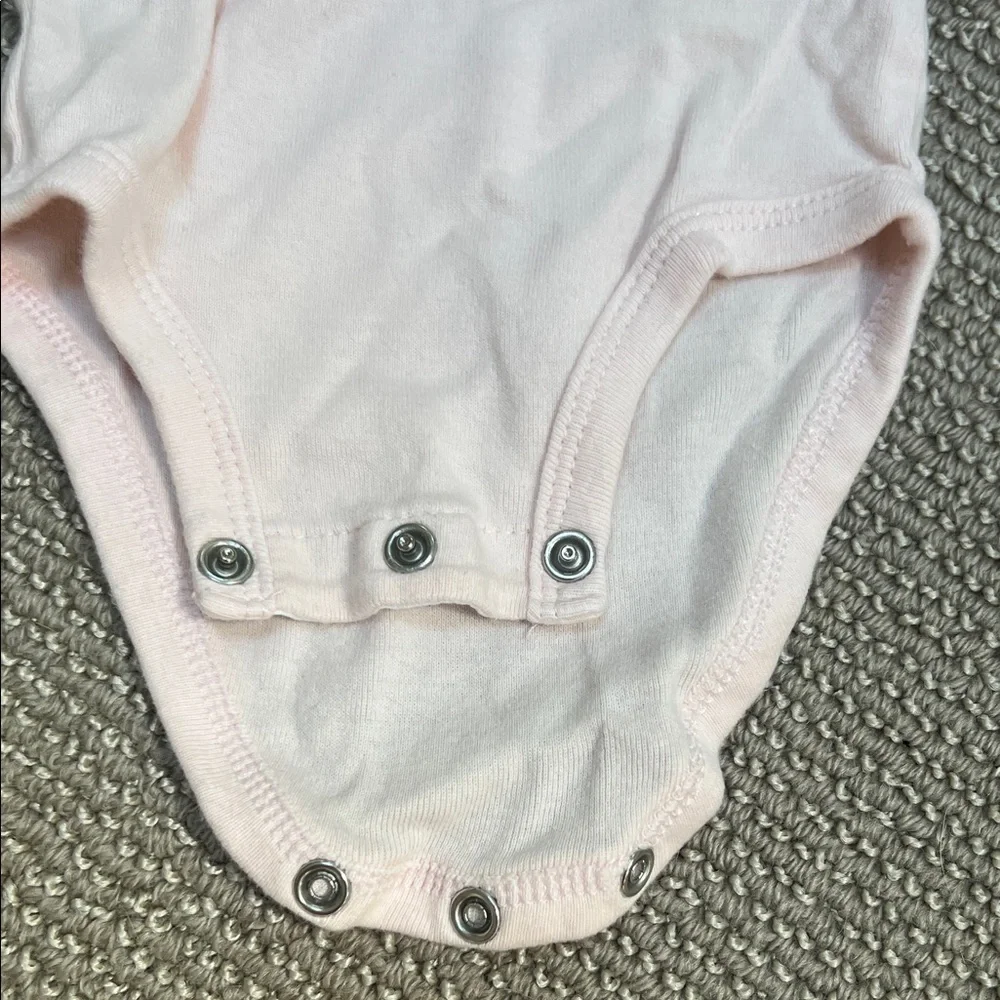 Carter's Light Pink Long Sleeve Baby Bodysuit